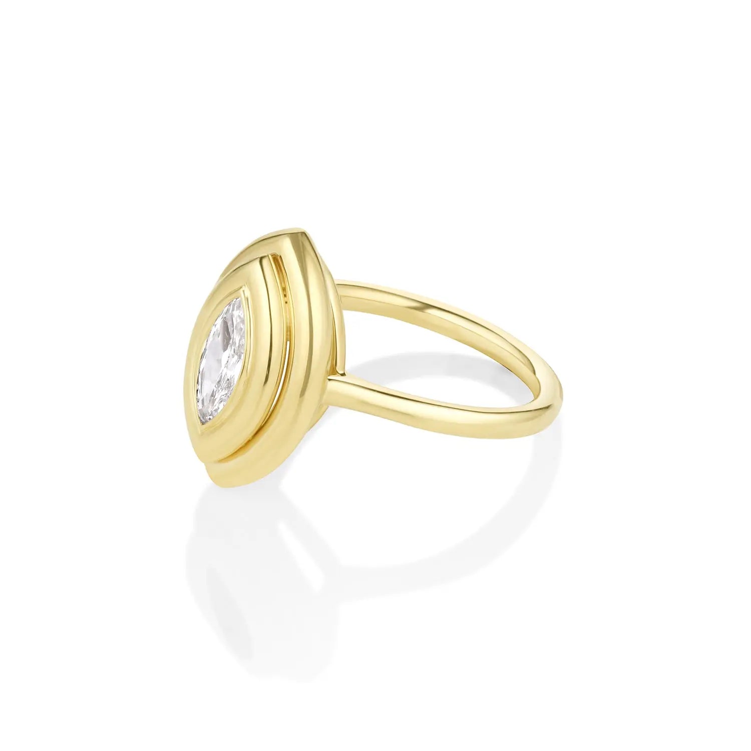 0.45ct In Orbit Marquise Diamond Ring - Image 3