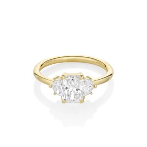 1.09ct Radiant Diamond Band & 0.28tcw Cadillac Diamond Ring