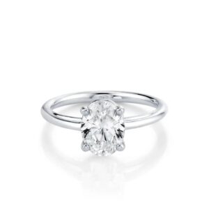 The Helene Oval Solitaire Engagement Ring