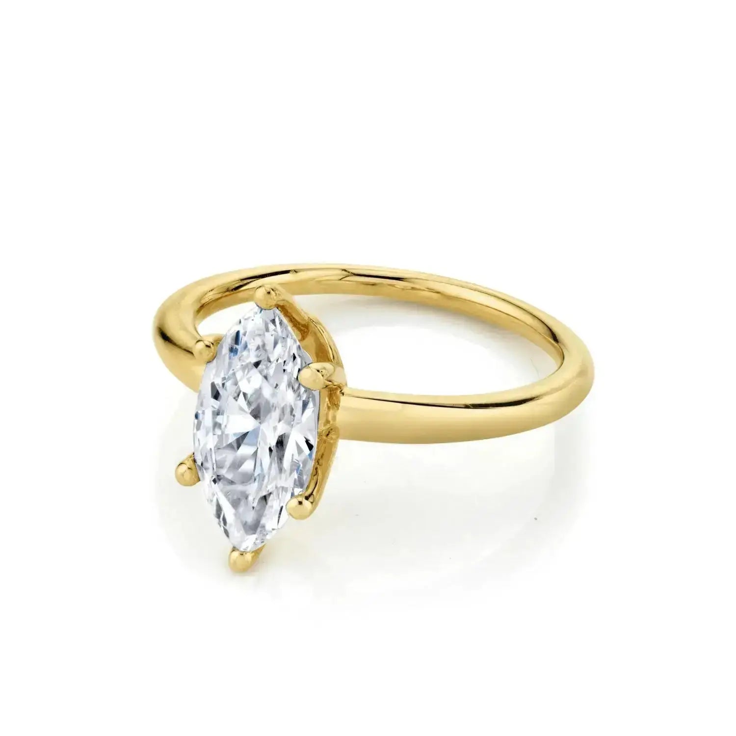 The Maeve Marquise Engagement Ring - Image 4
