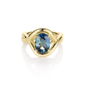3.23ct Light Blue Sapphire Marrow x Sammi Florence Ring