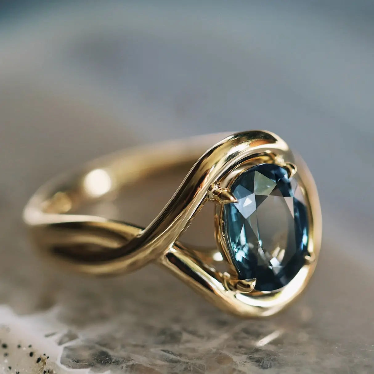3.23ct Light Blue Sapphire Marrow x Sammi Florence Ring - Image 2