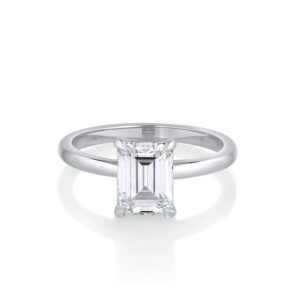 The Annette Emerald Cut Engagement Ring