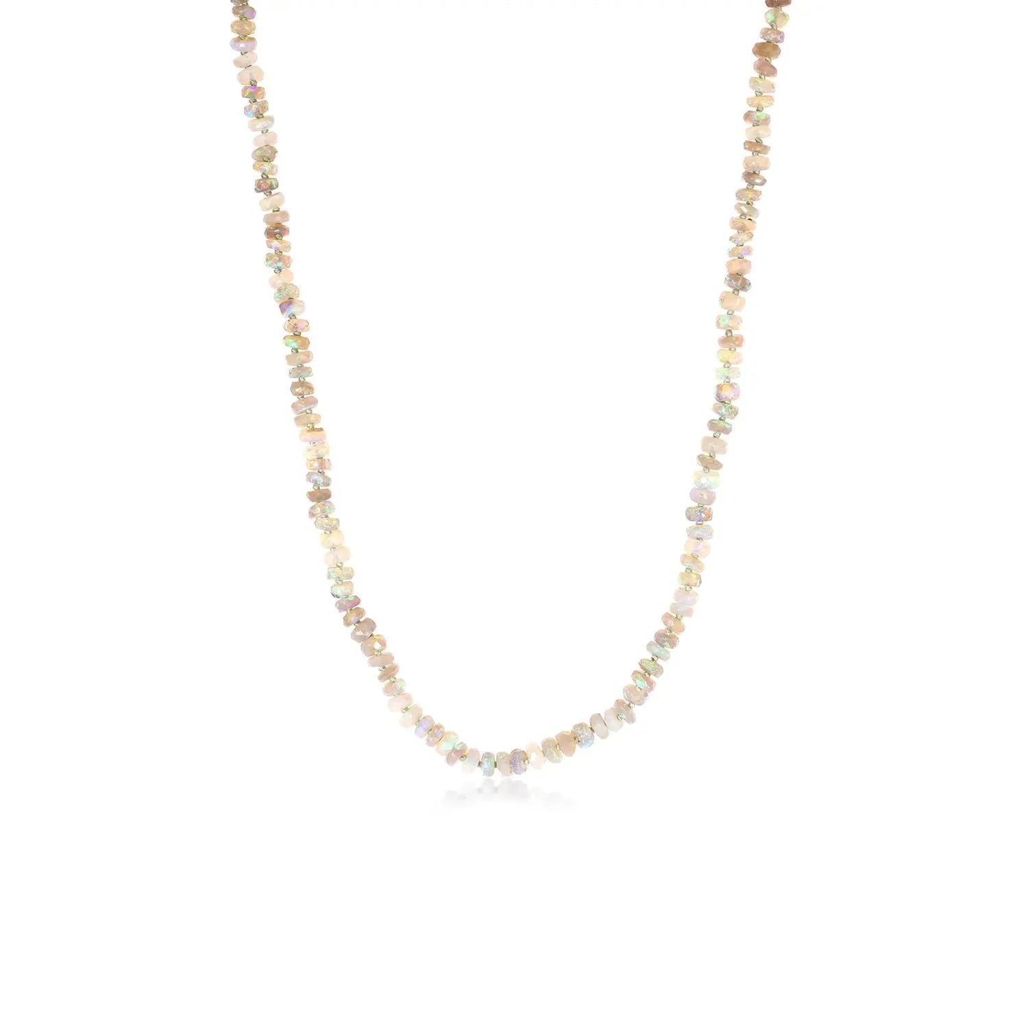 Australian Opal Faceted Beaded Necklace