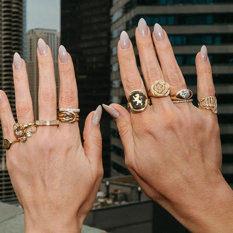 Black Onyx Lion Florence Ring - Image 2