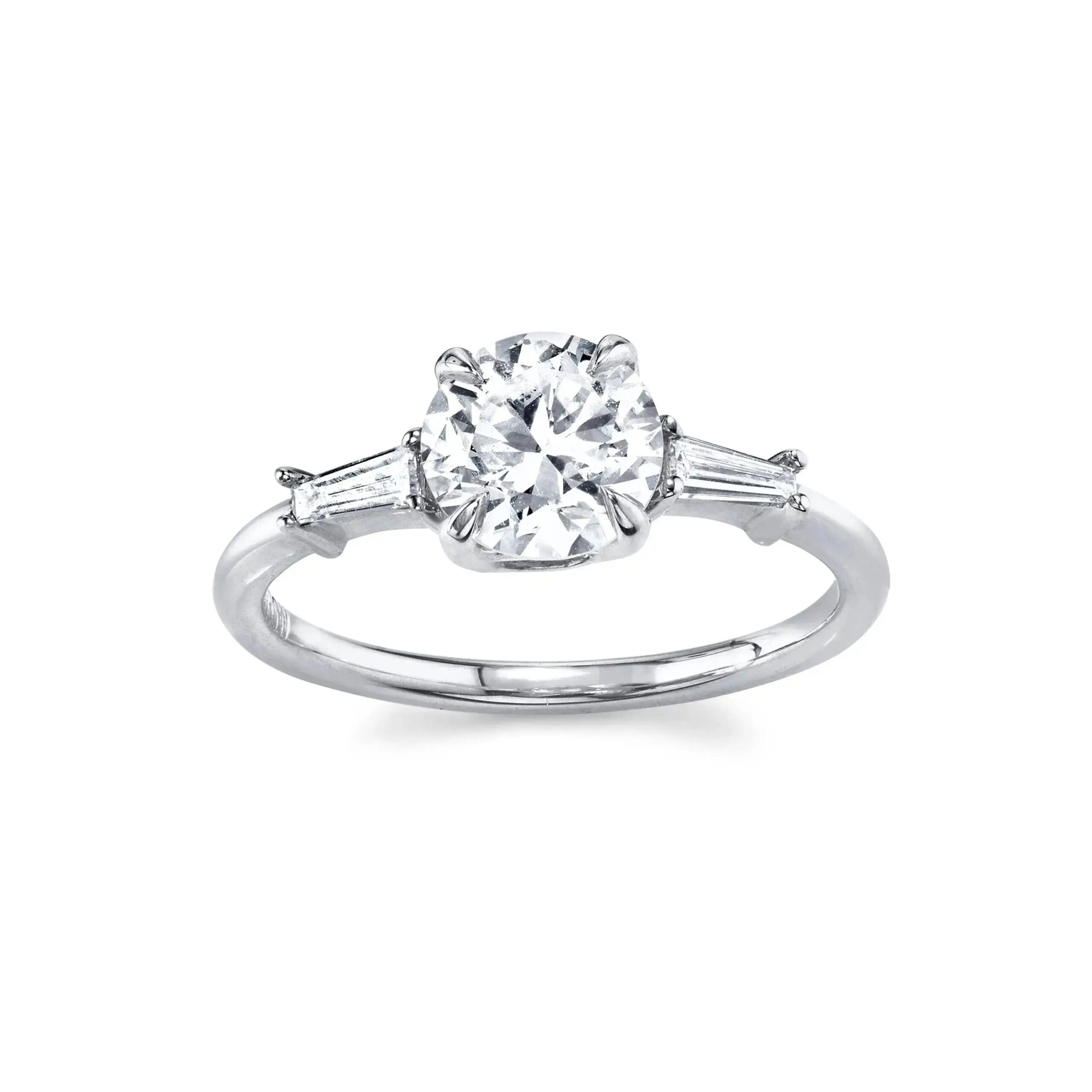 The Classic Baguette Engagement Ring