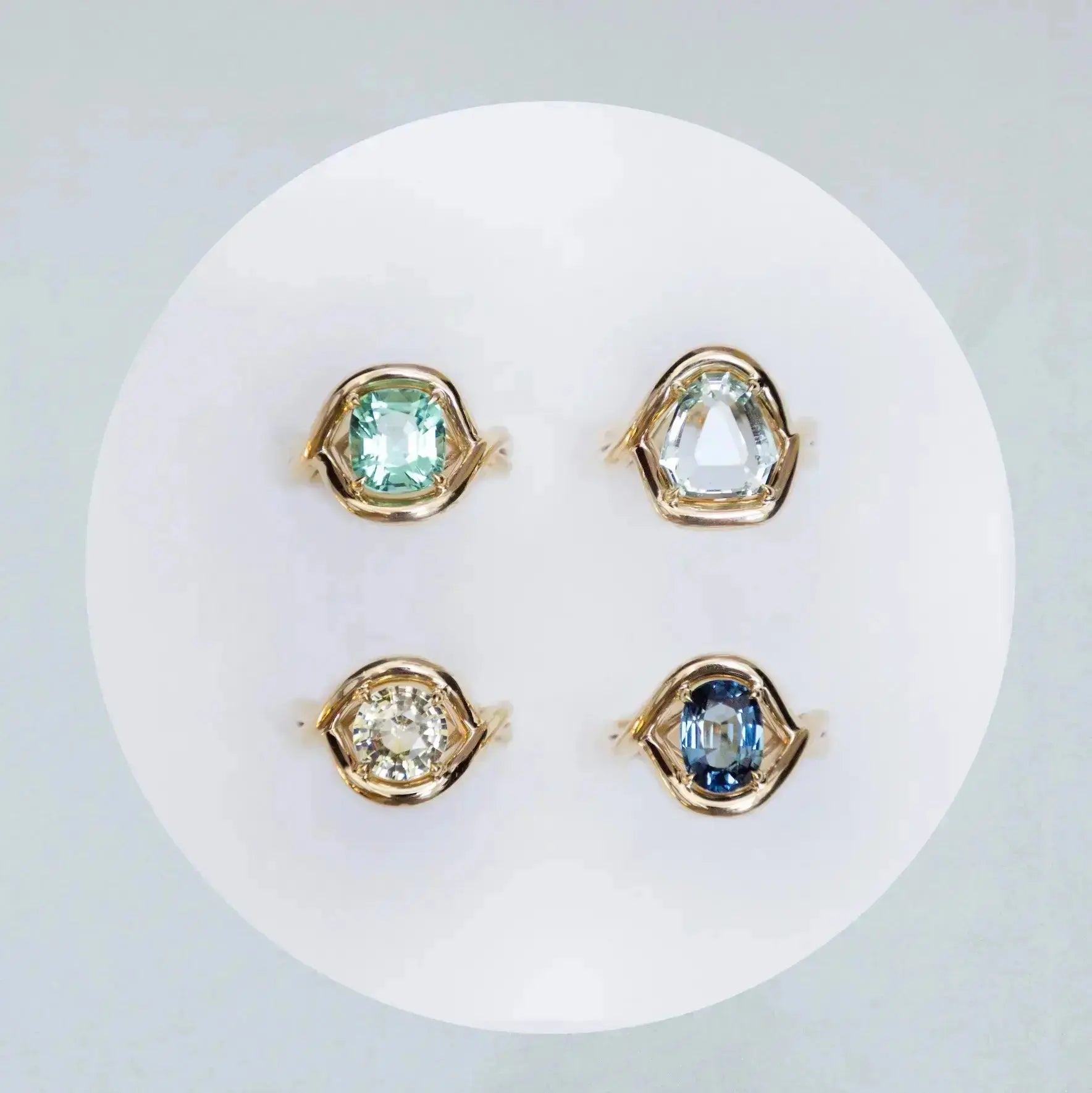 3.23ct Light Blue Sapphire Marrow x Sammi Florence Ring - Image 5