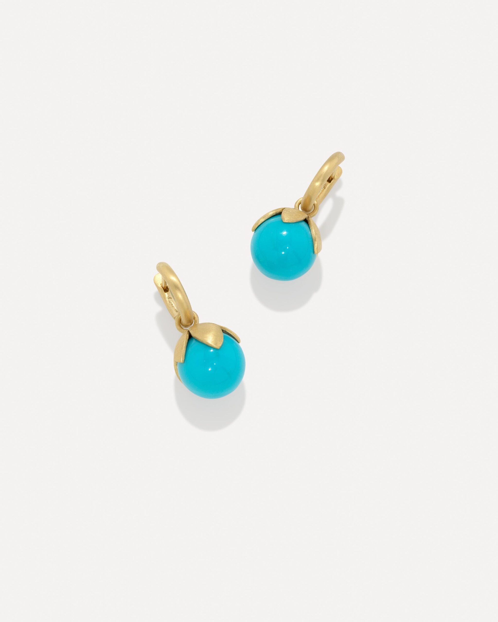 Mini Blossom Jeweled Huggies - Image 7