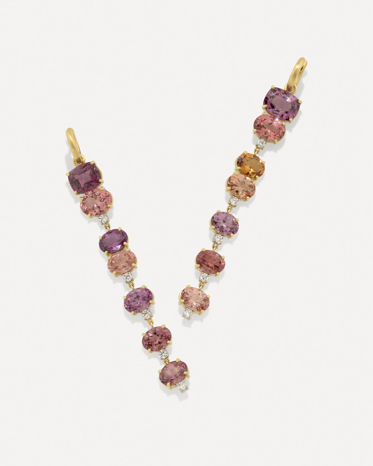 One of a Kind Gemmy Gem Diamond Code Jeweled Huggies