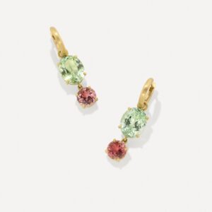 One of a Kind Gemmy Gem Jeweled Huggies