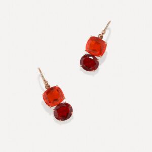 One of a Kind Gemmy Gem Double Stone Earrings