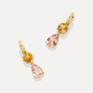 One of a Kind Gemmy Gem Jeweled Huggies