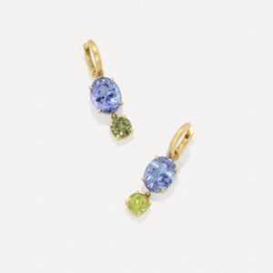 One of a Kind Gemmy Gem Jeweled Huggies