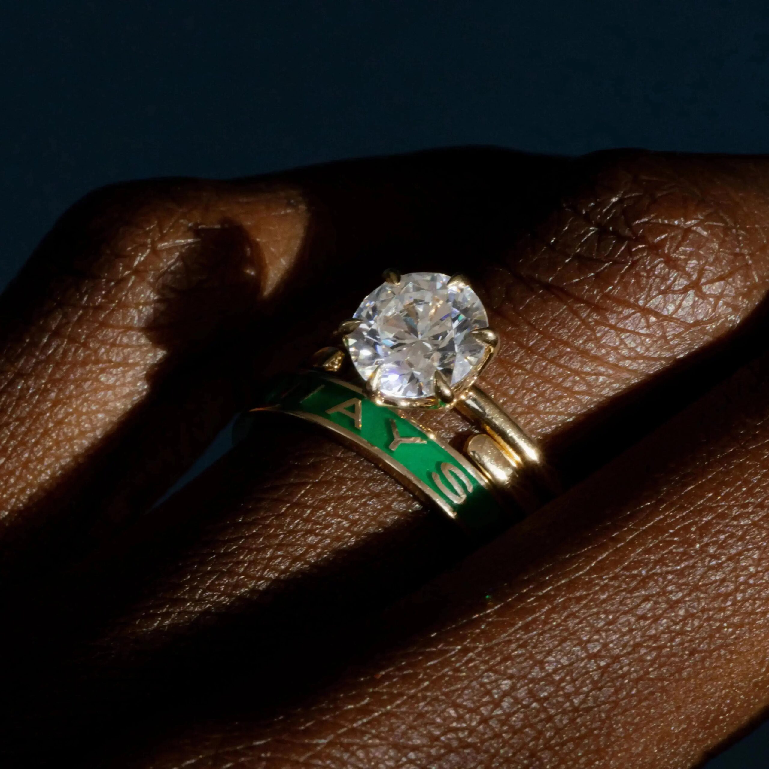 The Camille Round Brilliant Solitaire Engagement Ring - Image 6