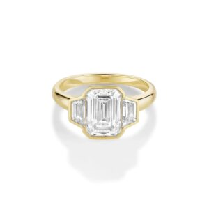 2.51ct Lab-Created Diamond Leonie Three Stone Engagement Ring