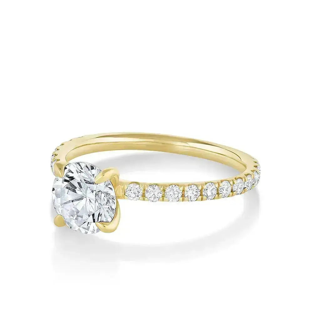 The Frankie Pavé Engagement Ring - Image 3