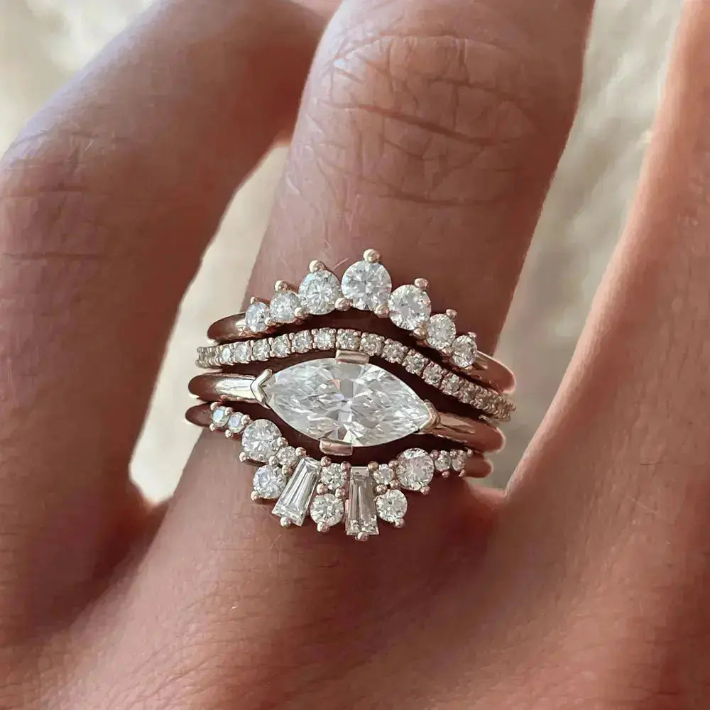 The Noelle Marquise Engagement Ring - Image 4