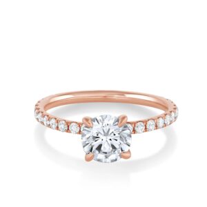 The Frankie Pavé Engagement Ring