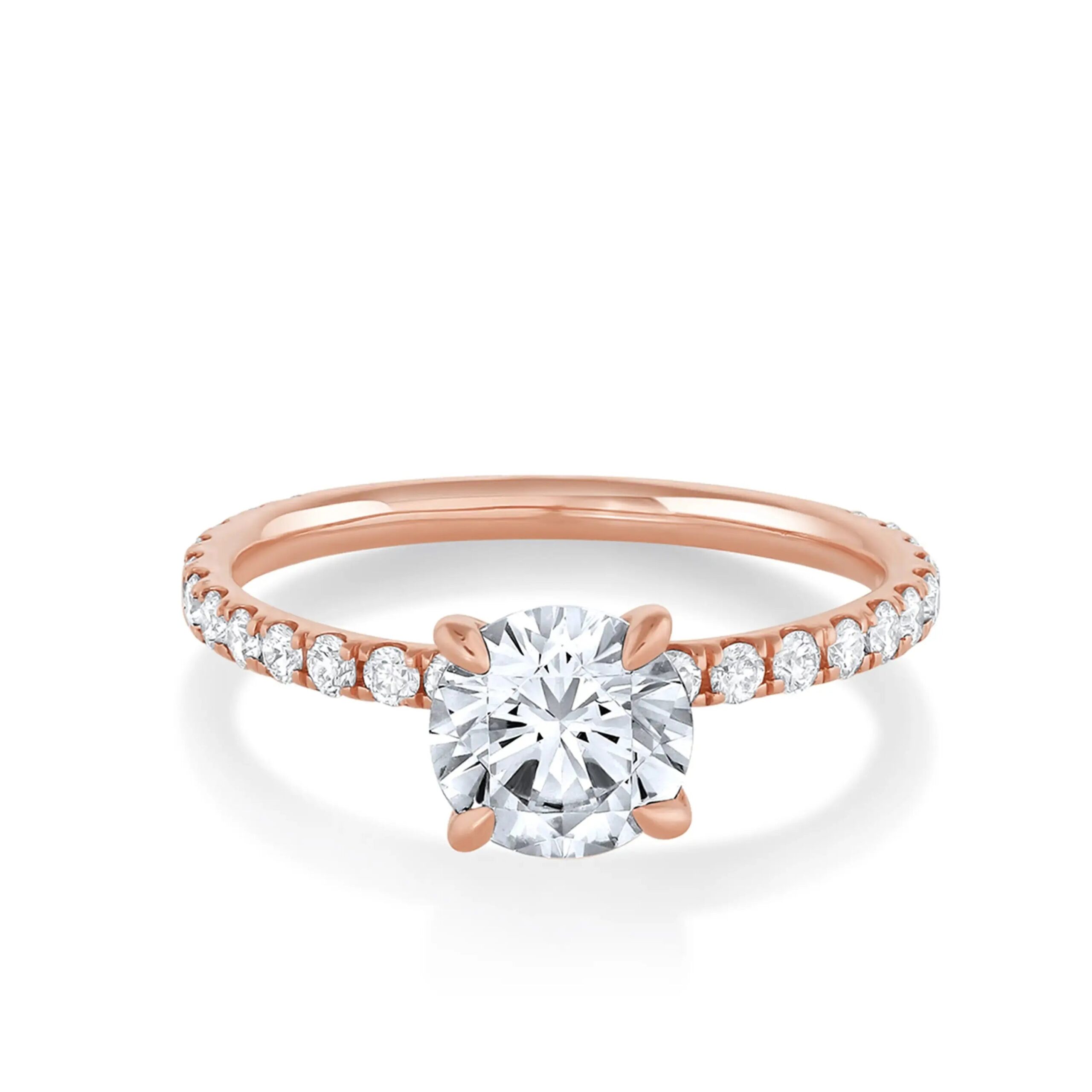 The Frankie Pavé Engagement Ring