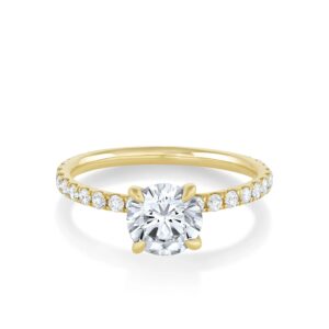 The Frankie Pavé Engagement Ring