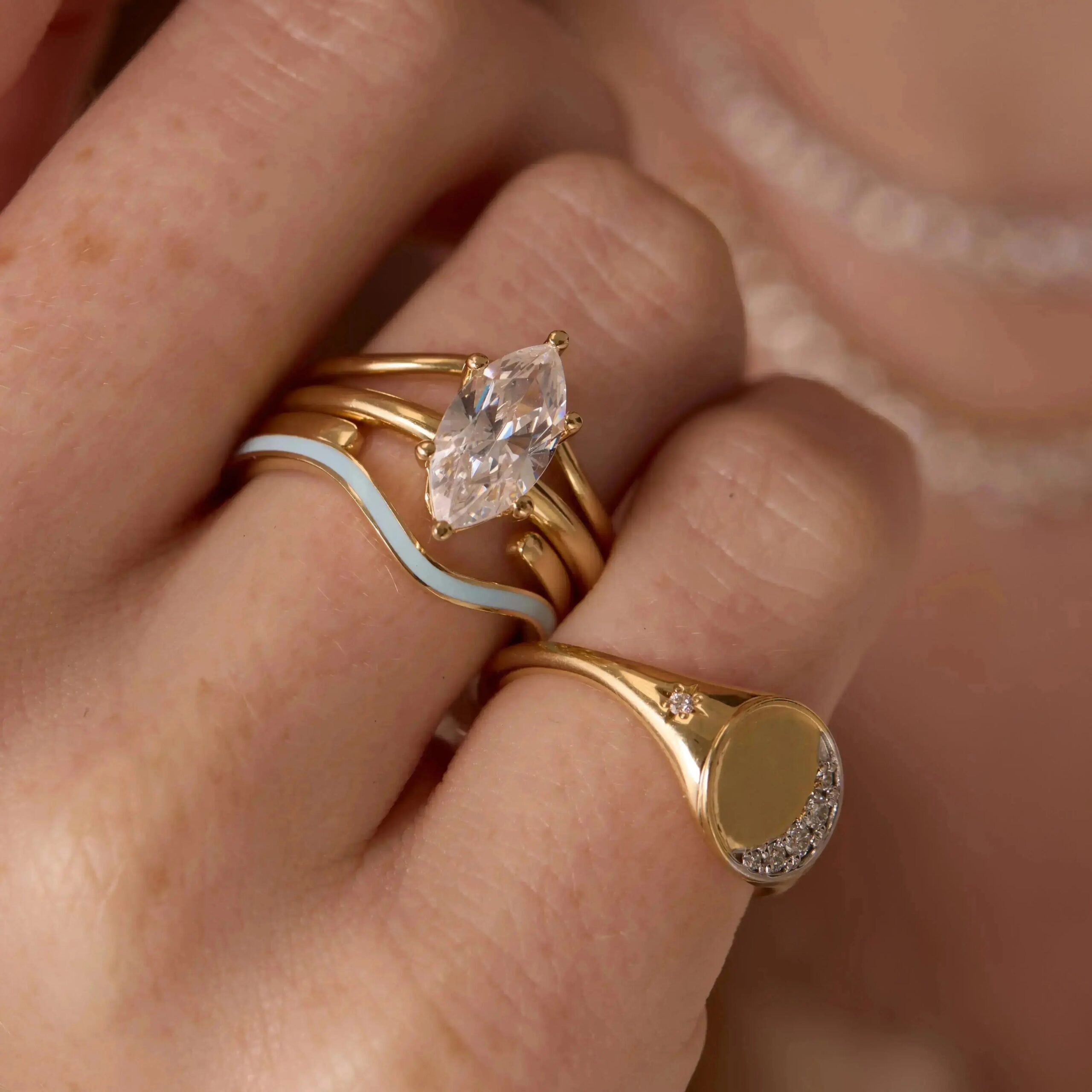 The Maeve Marquise Engagement Ring - Image 5