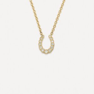 Diamond Horseshoe Necklace