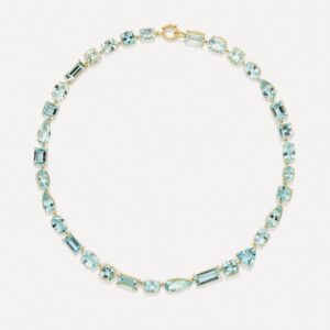 One of a Kind Gemmy Gem Link Necklace