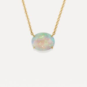 One of a Kind Oval Pendant Necklace