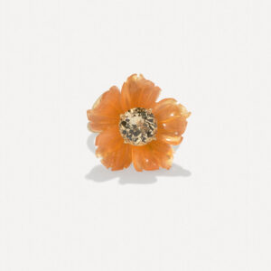 One of a Kind Tropical Flower Ring