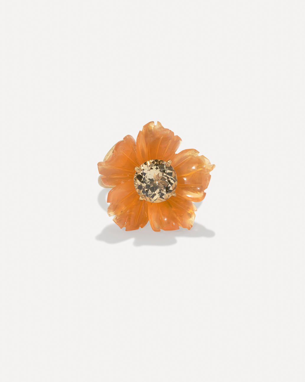One of a Kind Tropical Flower Ring