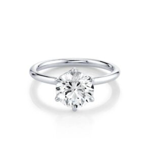 The Camille Round Brilliant Solitaire Engagement Ring