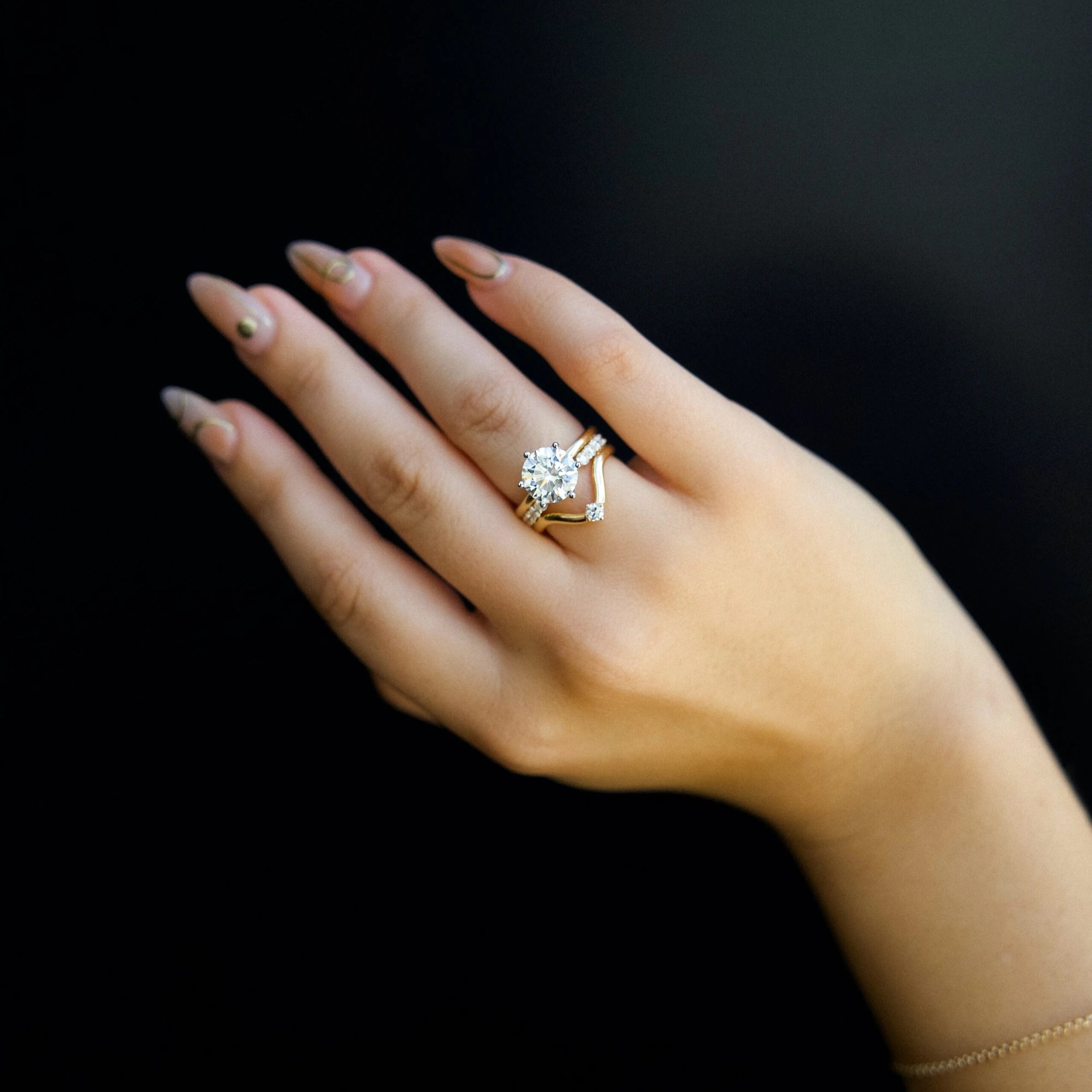 The Camille Round Brilliant Solitaire Engagement Ring - Image 4