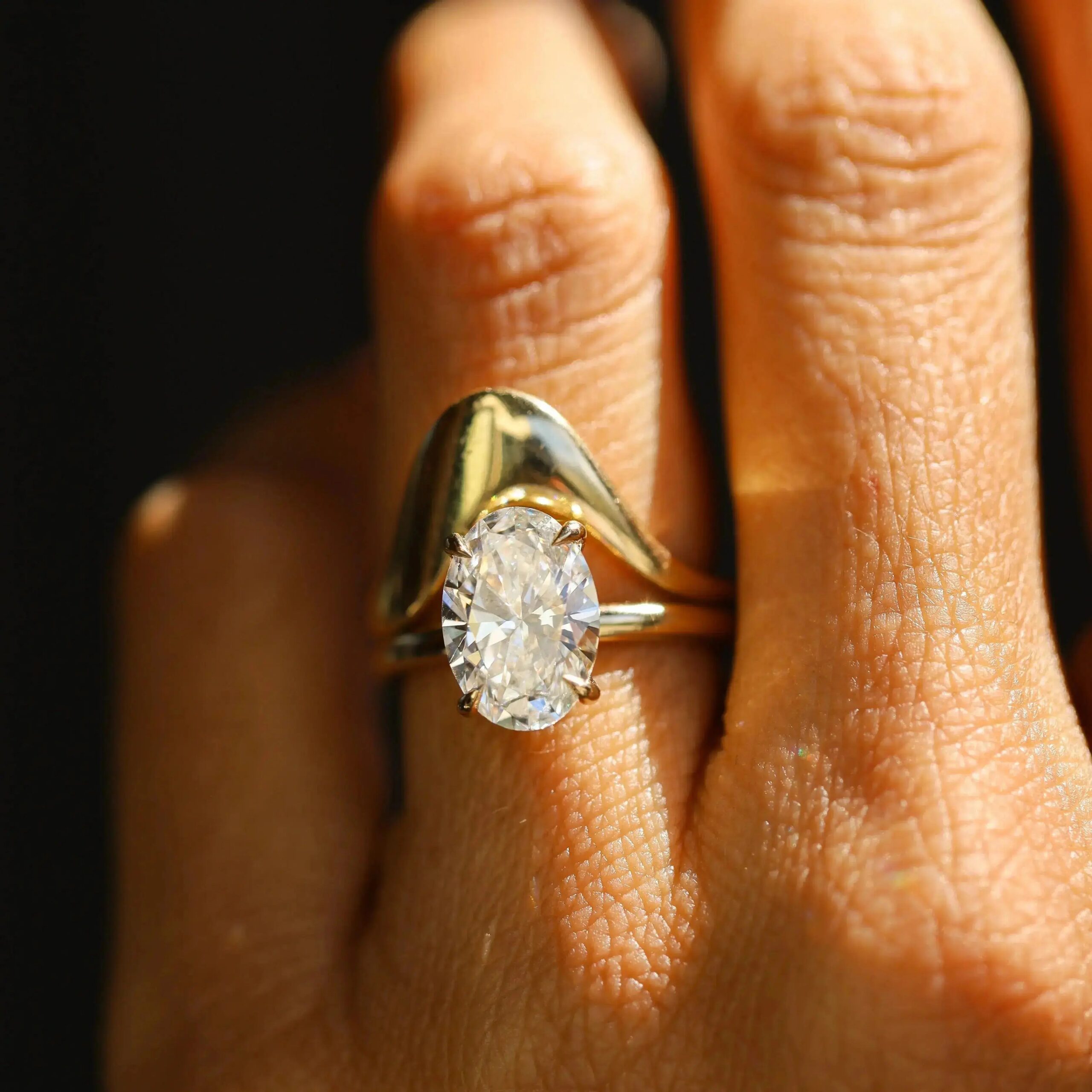 The Francesca Oval Engagement Ring - Image 2