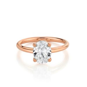 The Helene Oval Solitaire Engagement Ring