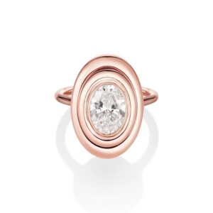 The In-Orbit Oval Engagement Ring