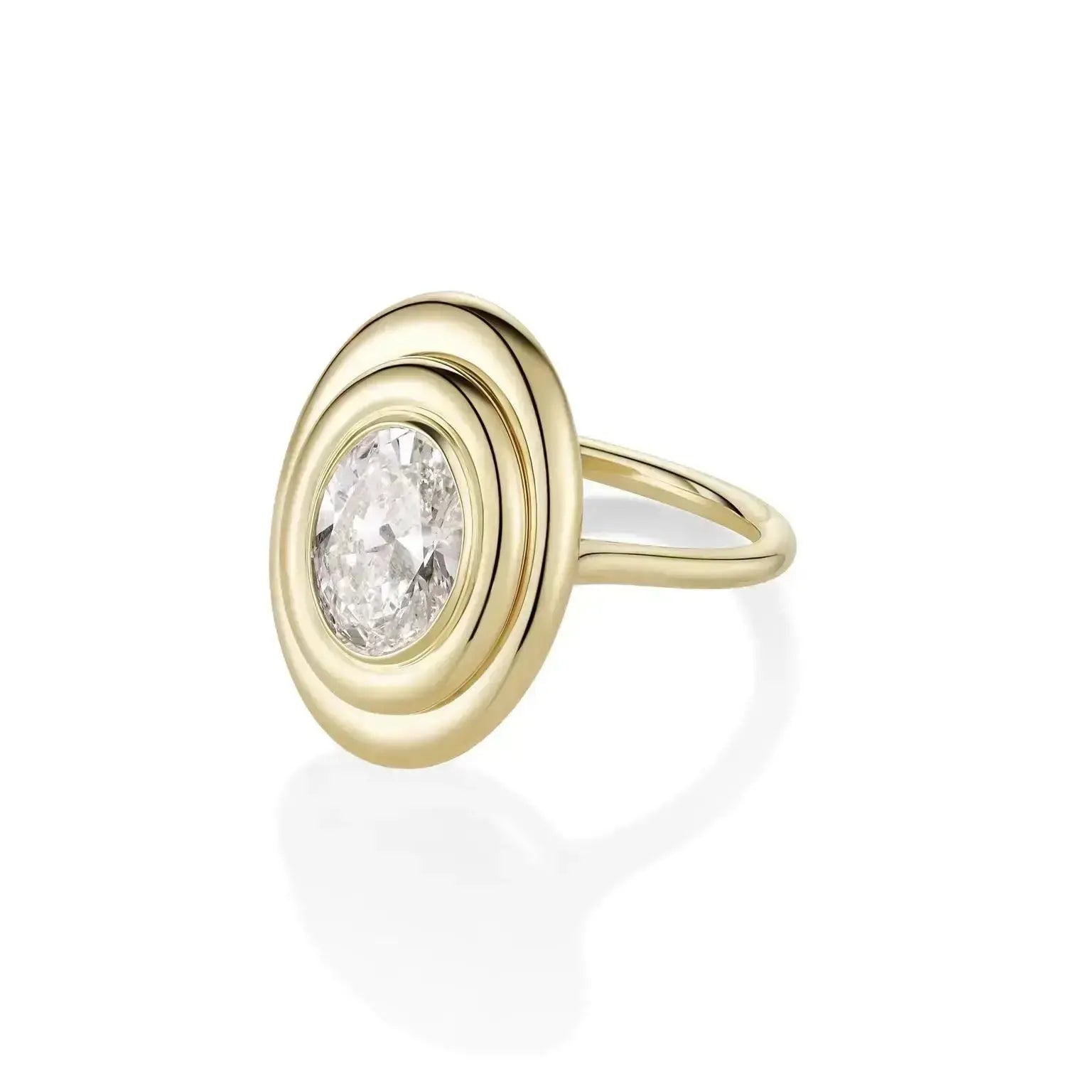 The In-Orbit Oval Engagement Ring - Image 3