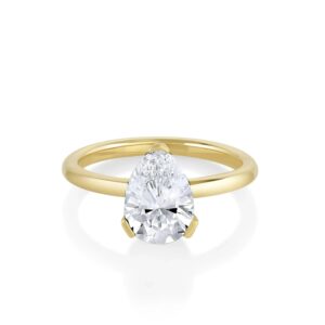 The Sloane Pear Solitaire Engagement Ring