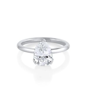 The Sloane Pear Solitaire Engagement Ring