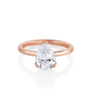 The Sloane Pear Solitaire Engagement Ring