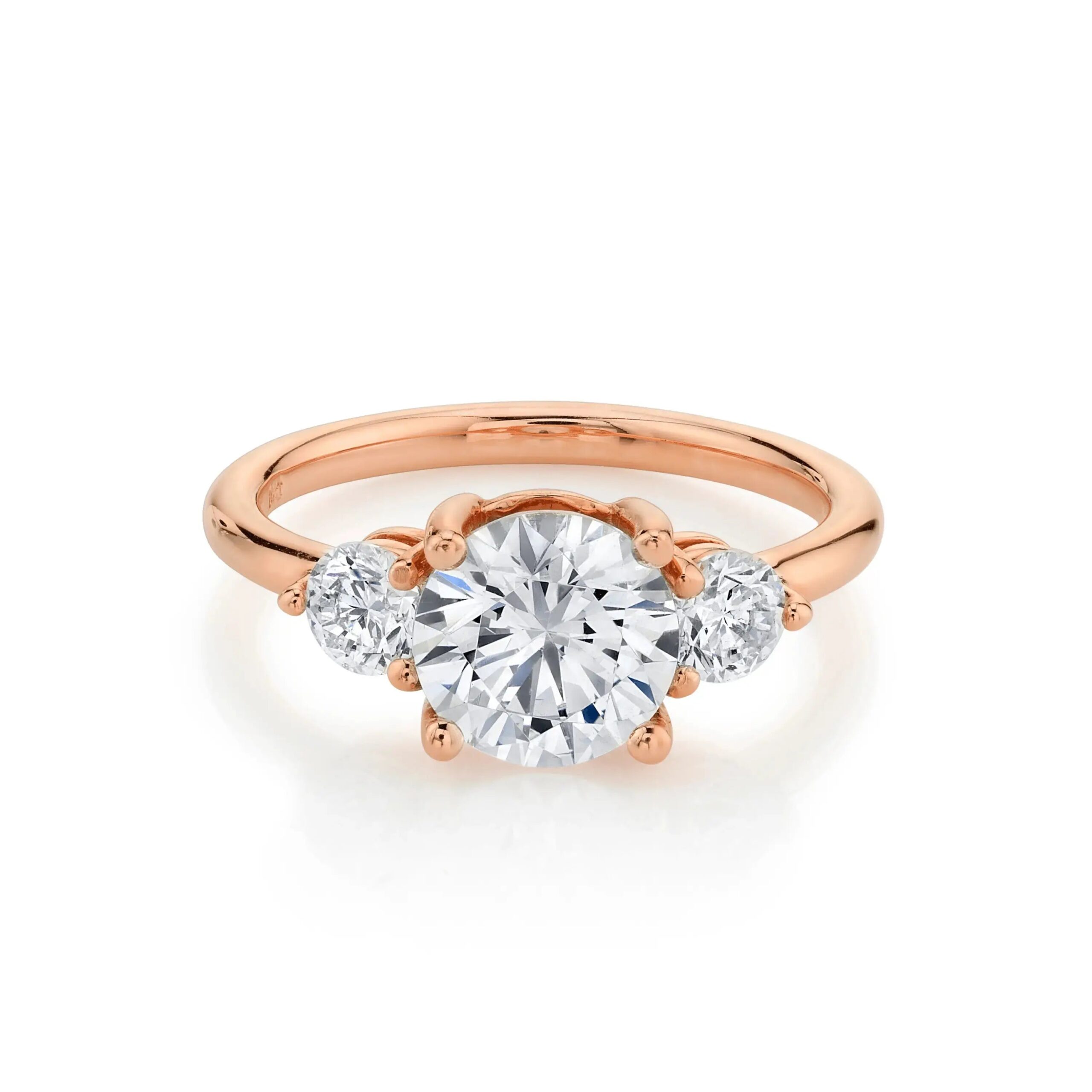 The Elspeth Three Stone Engagement Ring