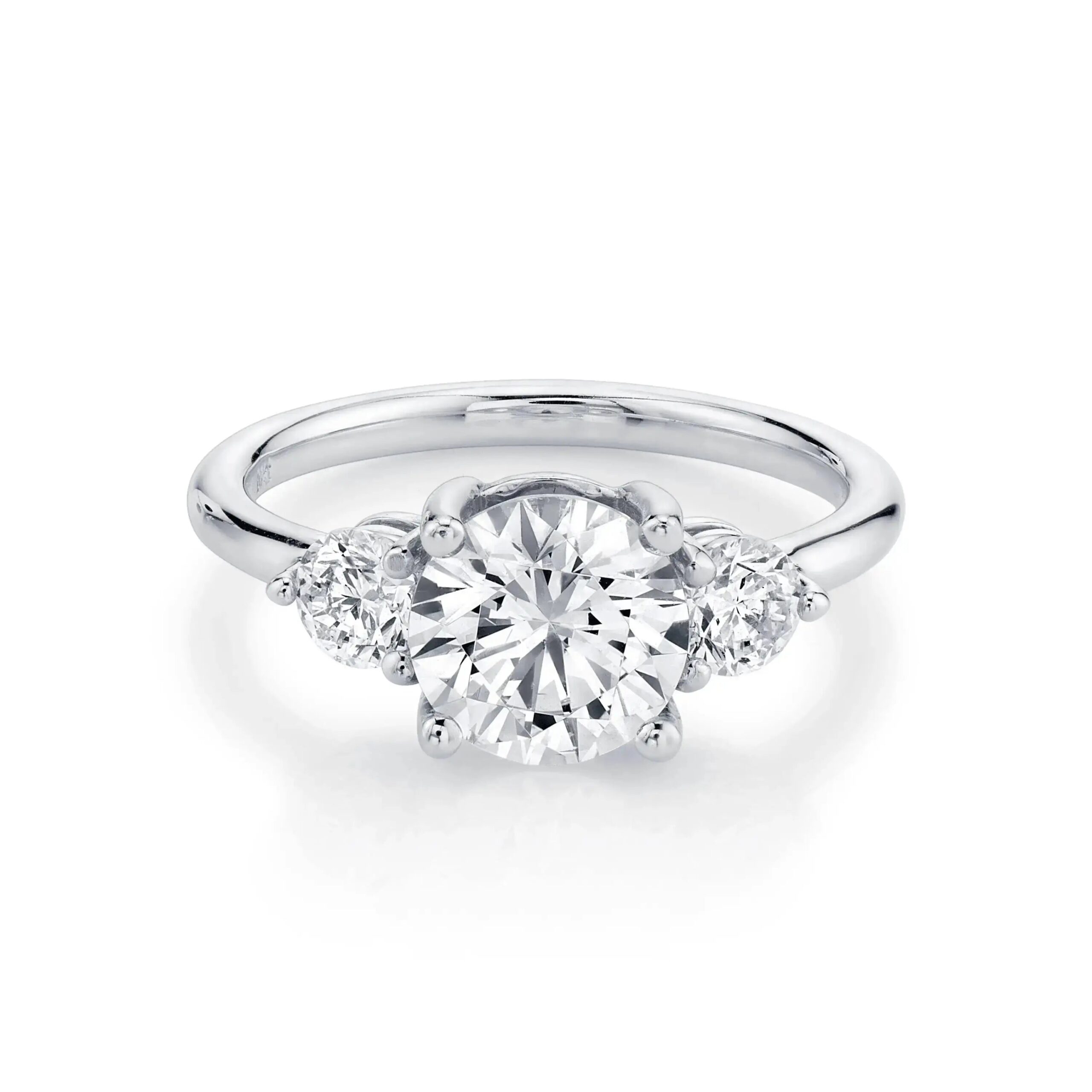 The Elspeth Three Stone Engagement Ring