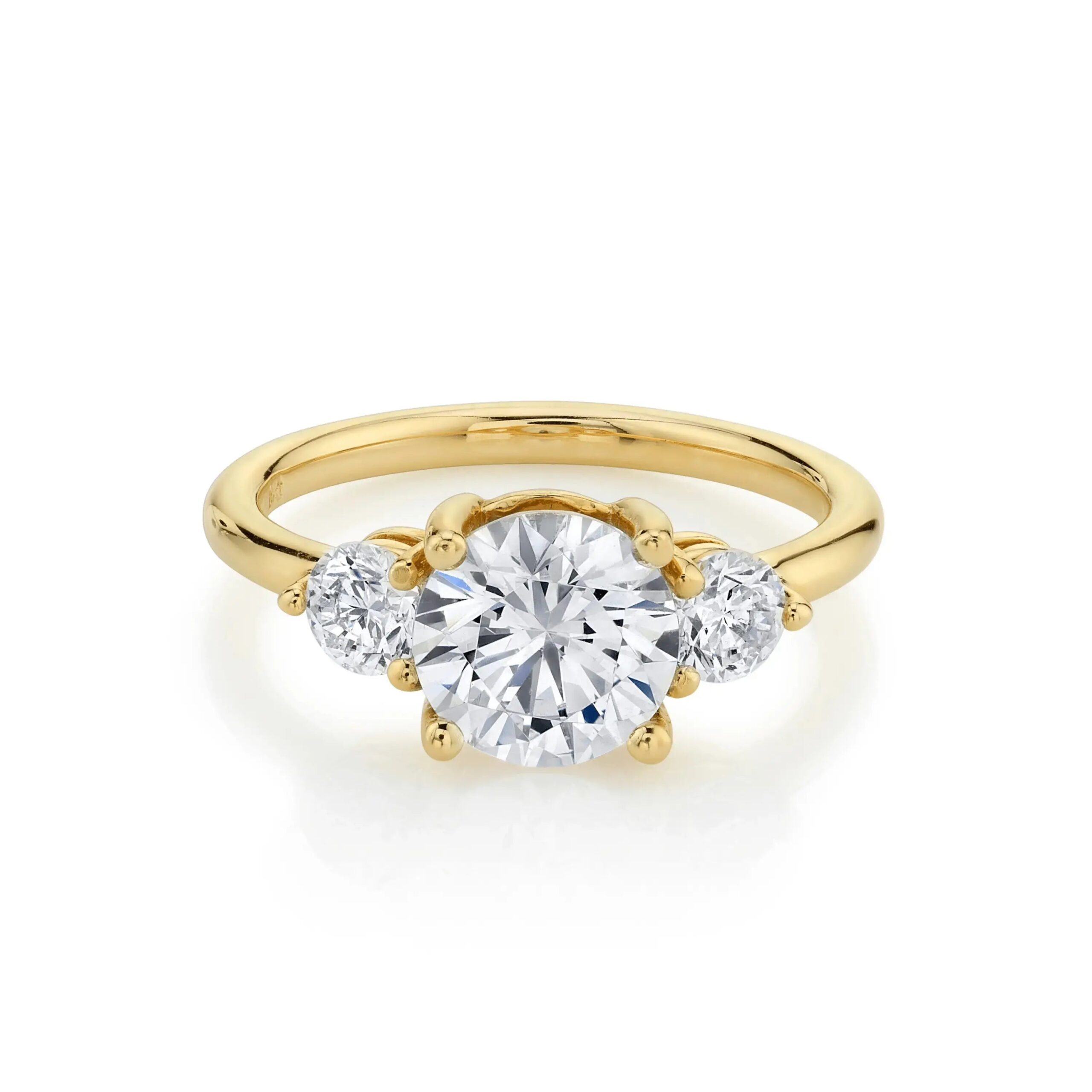 The Elspeth Three Stone Engagement Ring
