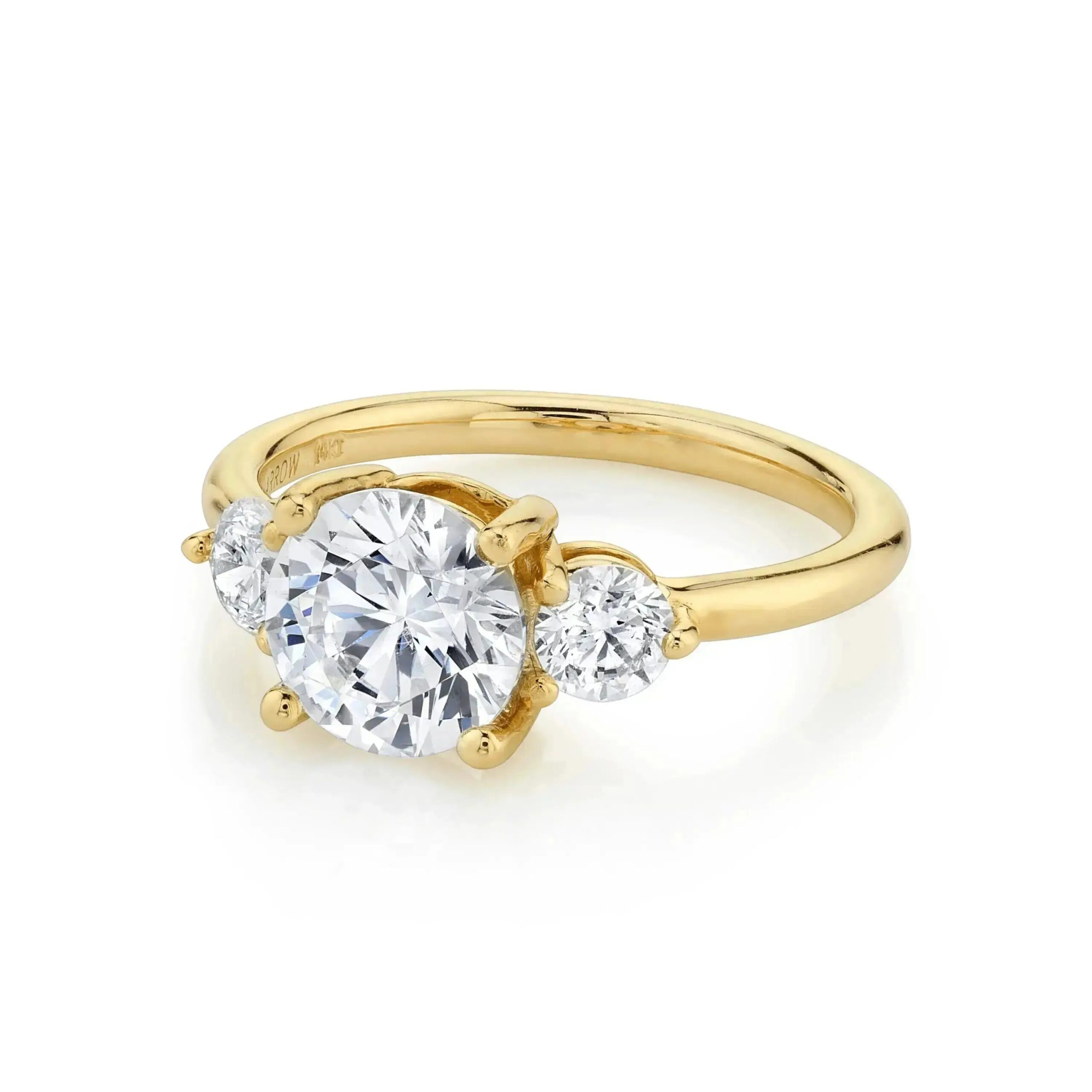 The Elspeth Three Stone Engagement Ring - Image 3