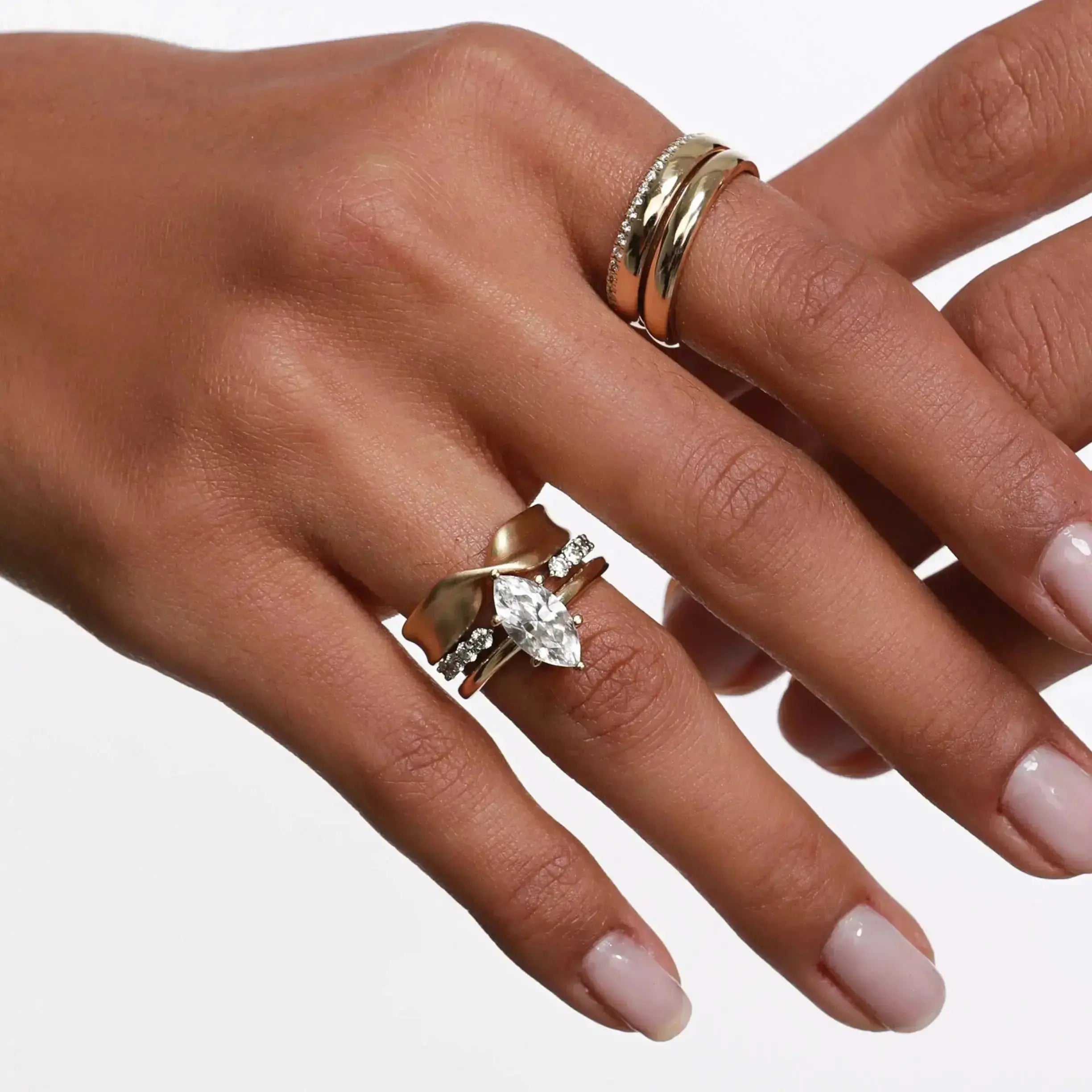 The Maeve Marquise Engagement Ring - Image 3