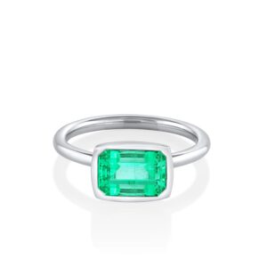 1.96ct Emerald Roxy Ring