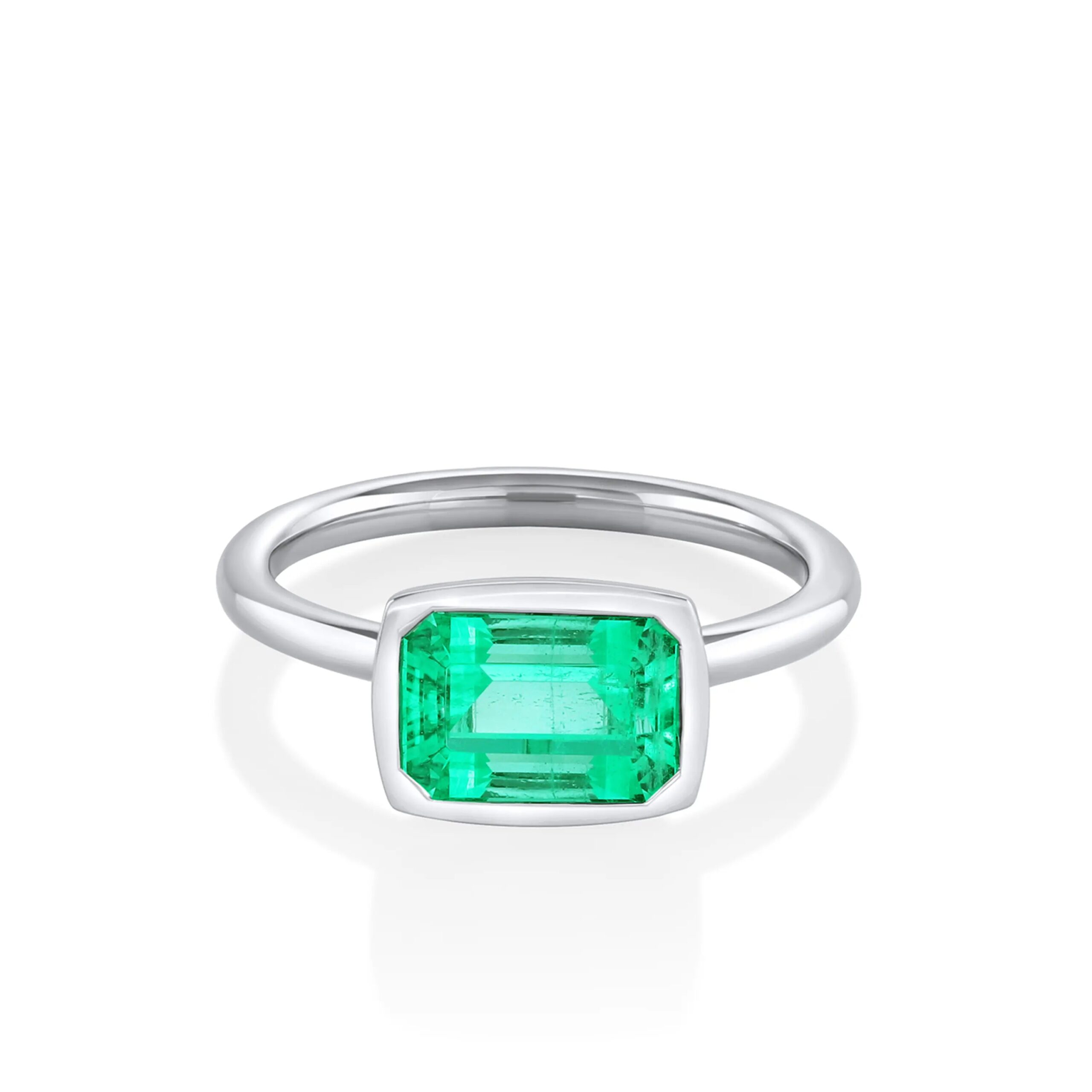 1.96ct Emerald Roxy Ring