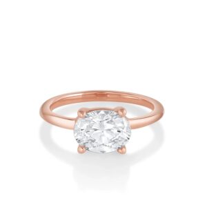 The Hazel Oval Solitaire Engagement Ring