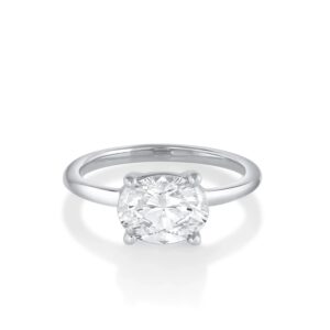 The Hazel Oval Solitaire Engagement Ring