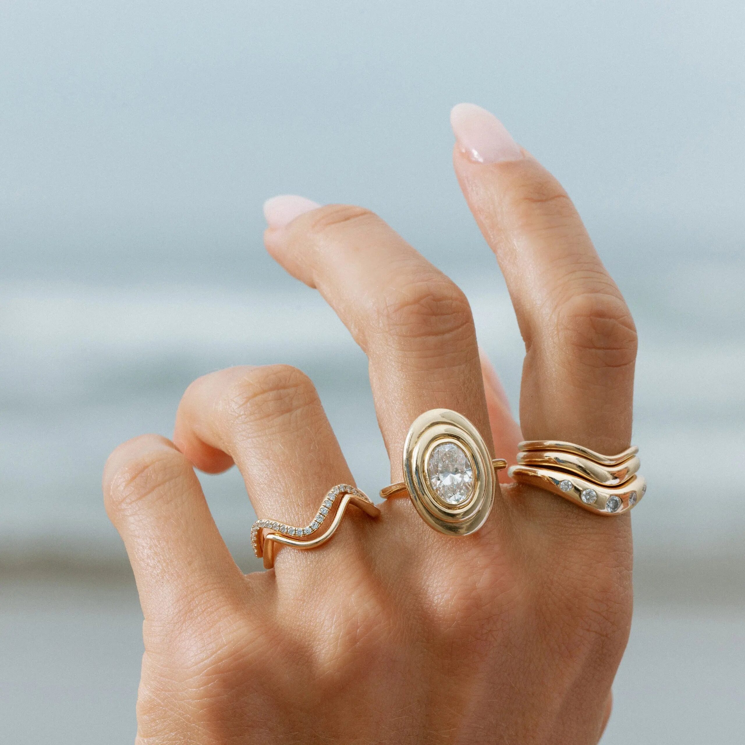 The In-Orbit Oval Engagement Ring - Image 2