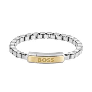 Hugo Boss Jewellery Two-Tone Stainless Steel Men's Chain Bracelet - 1580597S